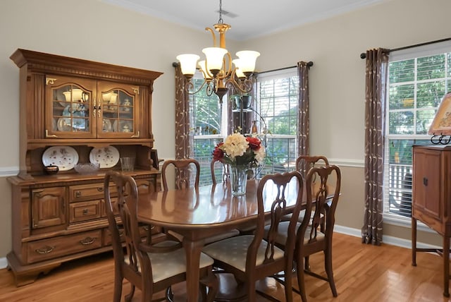 652 Spinner Cir, Mount Pleasant, SC 29464 - dining room featuring a chandelier and light wood finished floors