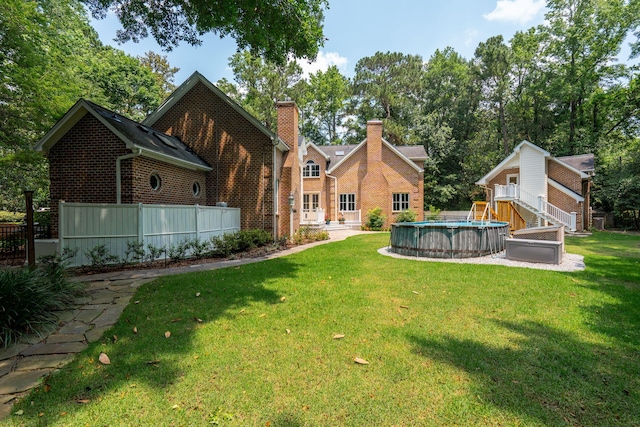 125 Drayton Dr, Summerville, SC 29483 - view of yard featuring an outdoor pool