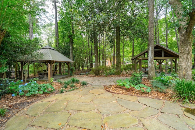 125 Drayton Dr, Summerville, SC 29483 - view of patio / terrace featuring a gazebo