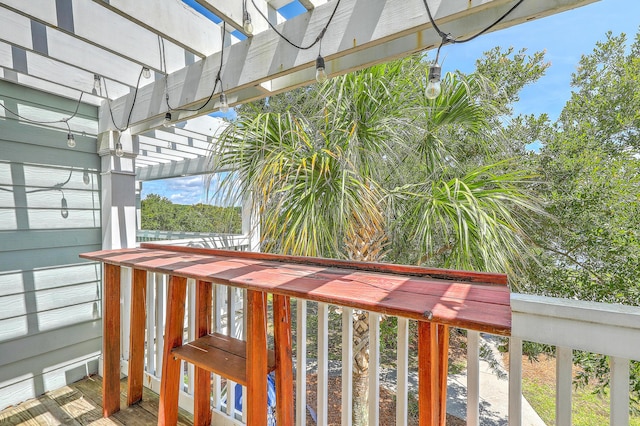 1723 Brittlebush Ln, Johns Island, SC 29455 - deck featuring a pergola