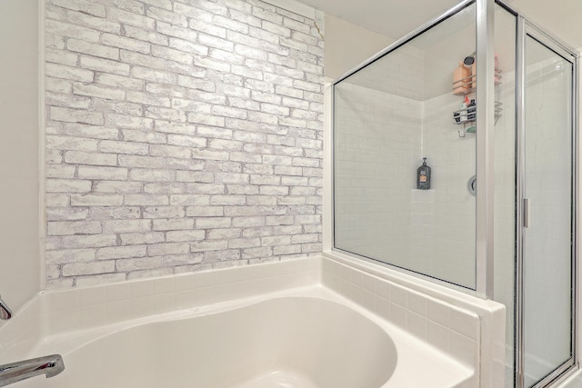 1723 Brittlebush Ln, Johns Island, SC 29455 - full bathroom featuring a bath and a shower stall
