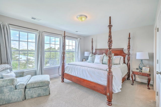 1723 Brittlebush Ln, Johns Island, SC 29455 - carpeted bedroom with baseboards and a water view