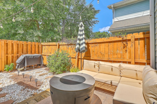 1723 Brittlebush Ln, Johns Island, SC 29455 - wooden deck featuring outdoor lounge area and area for grilling