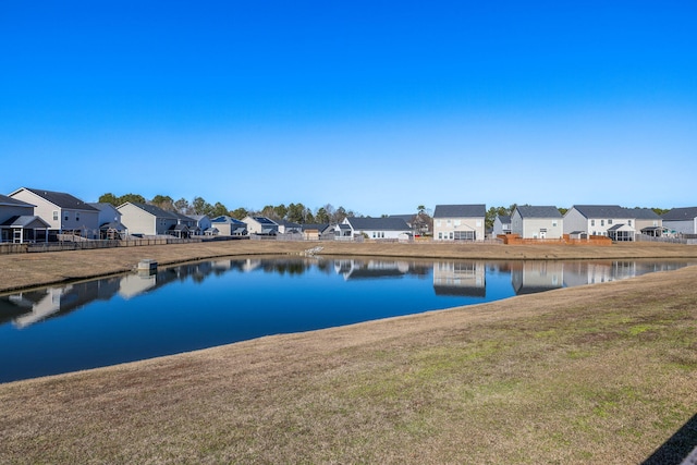 water view featuring a residential view