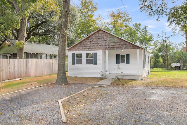 view of front of home