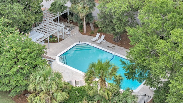202 Mariners Cay Dr, Folly Beach, SC 29439 - community pool featuring a pergola and a patio area
