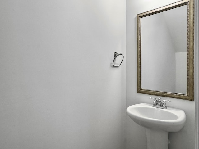 bathroom with a sink