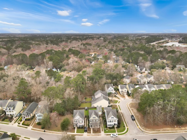 drone / aerial view featuring a residential view