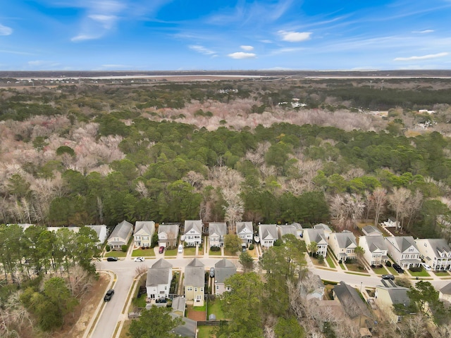 birds eye view of property featuring a residential view