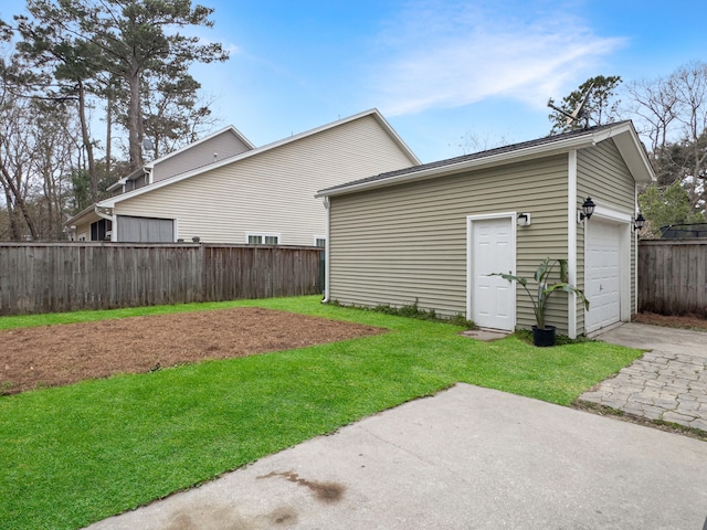 exterior space with fence