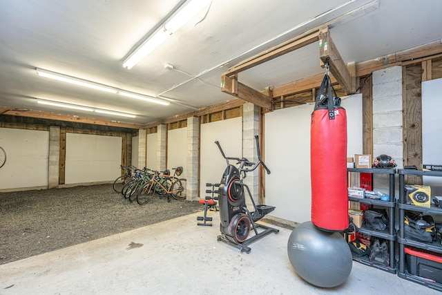 1520 Regimental Ln, Johns Island, SC 29455 - exercise area with a garage
