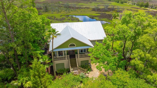 1520 Regimental Ln, Johns Island, SC 29455 - aerial view of property and surrounding area with a nearby body of water