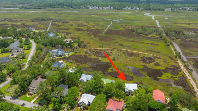 1520 Regimental Ln, Johns Island, SC 29455 - aerial view of sparsely populated area featuring a large body of water