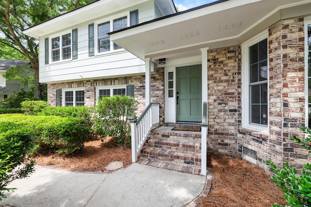 886 Friendly Cir, Charleston, SC 29414 - entrance to property featuring brick siding