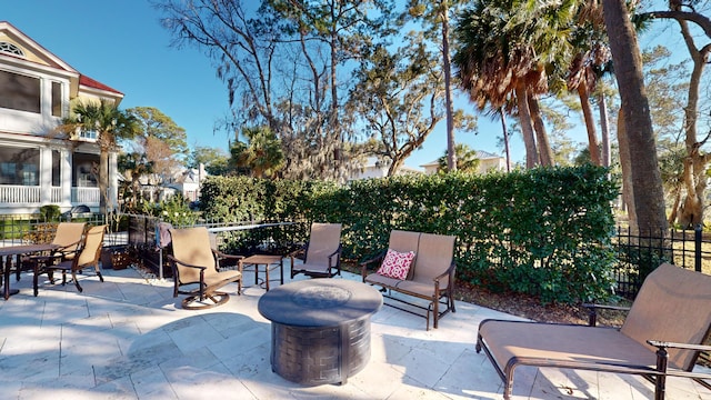 view of patio