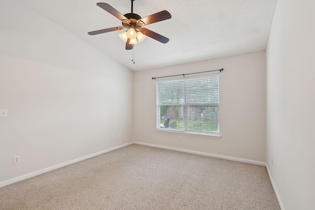1505 Blaze Ln, Charleston, SC 29412 - unfurnished room with carpet flooring, ceiling fan, and lofted ceiling