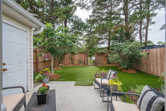 1505 Blaze Ln, Charleston, SC 29412 - fenced backyard featuring a patio