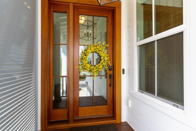 view of property entrance