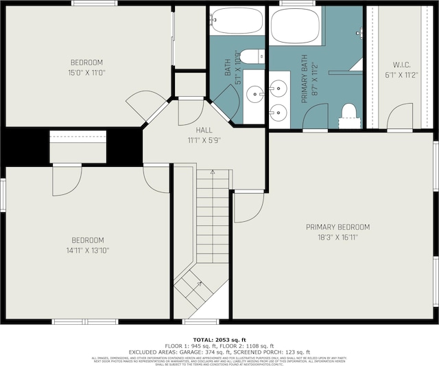 4987 Ballantine Dr, Summerville, SC 29485 - home floor plan