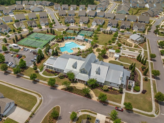 drone / aerial view