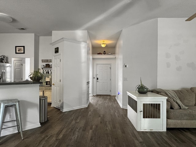 1317 Wild Olive Dr, Mount Pleasant, SC 29464 - foyer entrance featuring dark wood-style floors and baseboards