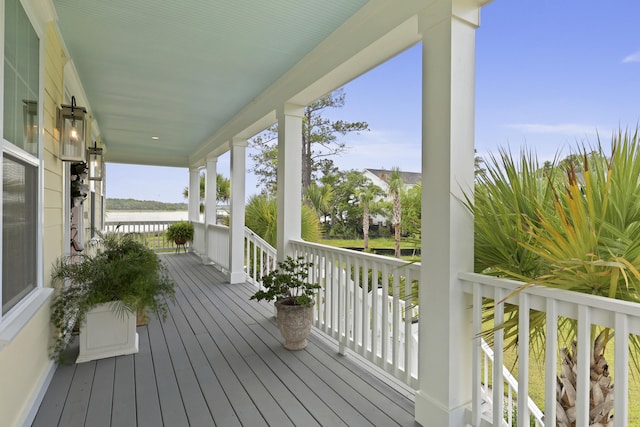 1216 Rivers Reach Dr, Charleston, SC 29492 - porch featuring a water view