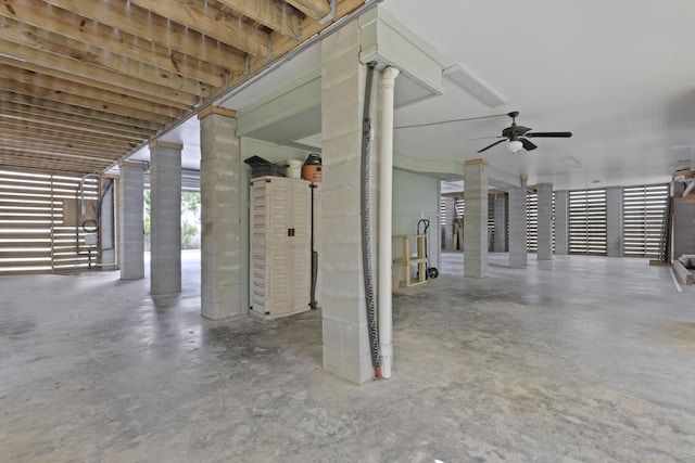 1216 Rivers Reach Dr, Charleston, SC 29492 - basement featuring a ceiling fan
