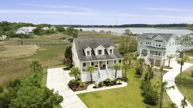 1216 Rivers Reach Dr, Charleston, SC 29492 - view from above of property with a large body of water