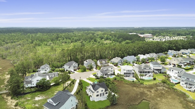 1216 Rivers Reach Dr, Charleston, SC 29492 - aerial perspective of suburban area featuring a forest