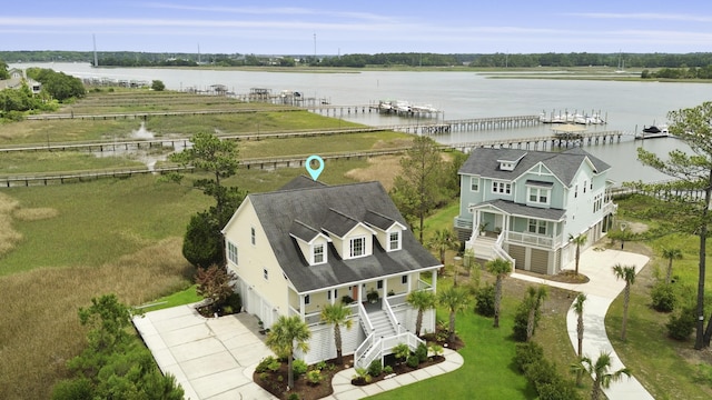 1216 Rivers Reach Dr, Charleston, SC 29492 - aerial view of property and surrounding area with a nearby body of water