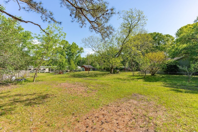 view of yard