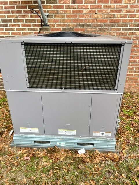 exterior details with central air condition unit