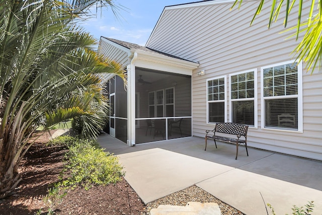 522 Tidewater Chase Ln, Summerville, SC 29486 - view of patio / terrace featuring a sunroom