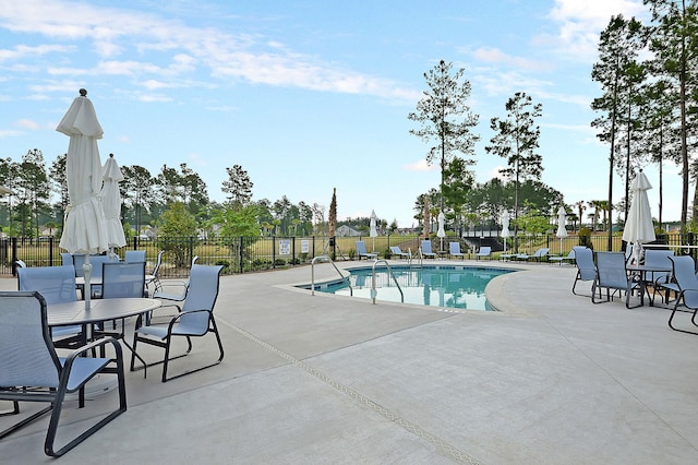 522 Tidewater Chase Ln, Summerville, SC 29486 - pool featuring fence and a patio area