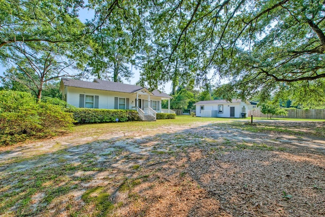 208 State St, Walterboro, SC 29488 - back of property featuring covered porch