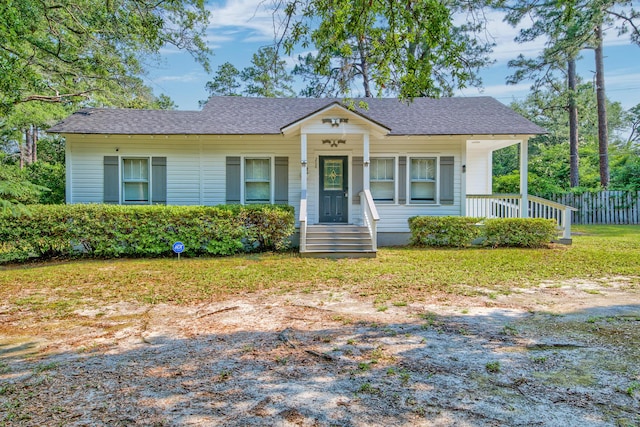 208 State St, Walterboro, SC 29488 - bungalow-style house with roof with shingles and covered porch