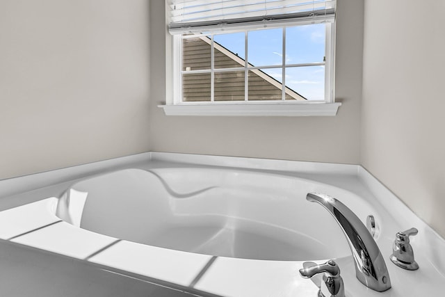 full bath featuring a garden tub