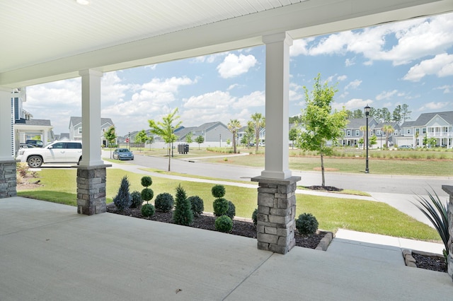 209 Country Gate Ln, Summerville, SC 29485 - view of patio / terrace with a residential view
