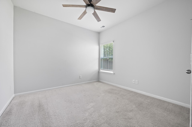 209 Country Gate Ln, Summerville, SC 29485 - empty room featuring ceiling fan, carpet flooring, and baseboards