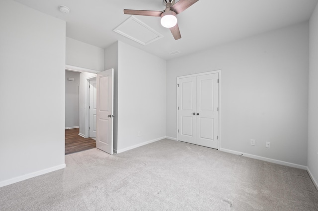 209 Country Gate Ln, Summerville, SC 29485 - unfurnished bedroom with carpet, attic access, and baseboards