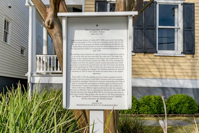 view of exterior details