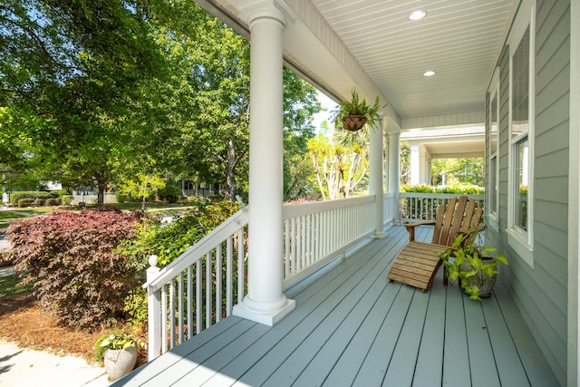 1977 Pierce St, Charleston, SC 29492 - deck with covered porch