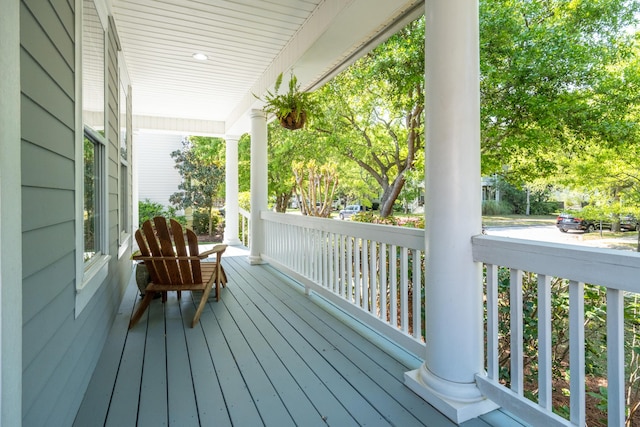 1977 Pierce St, Charleston, SC 29492 - deck featuring a porch