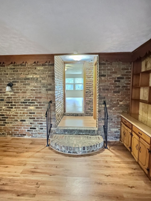 interior space featuring hardwood / wood-style flooring