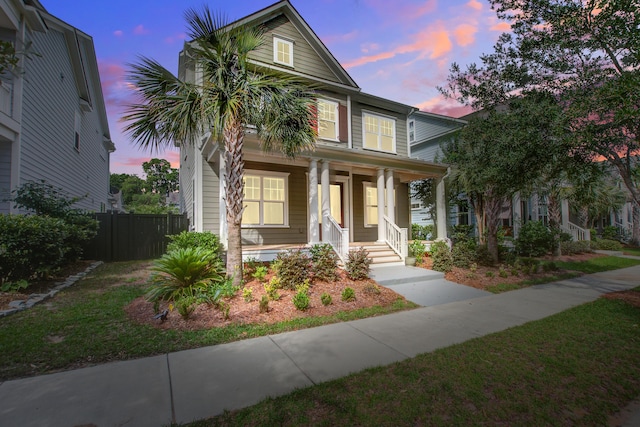 1363 Rivella Dr, Mount Pleasant, SC 29464 - view of front of property with covered porch