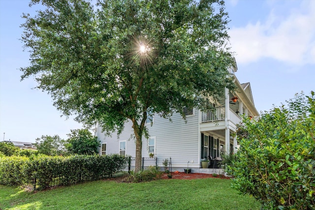 216 Foxbank Plantation Blvd, Moncks Corner, SC 29461 - rear view of property with a balcony