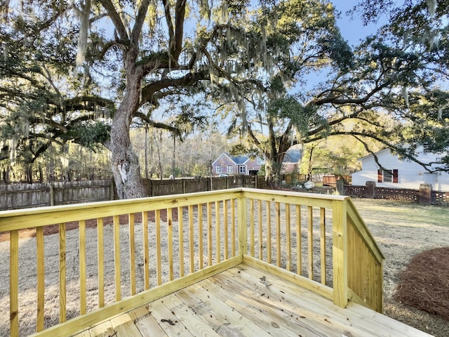 view of deck