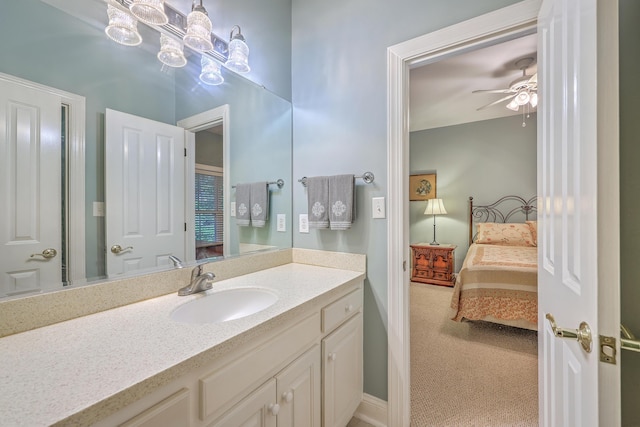 109 Waveney Cir, Goose Creek, SC 29445 - bathroom with ensuite bath, vanity, and a ceiling fan