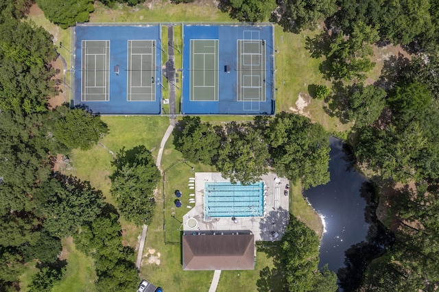 109 Waveney Cir, Goose Creek, SC 29445 - bird's eye view of a large body of water and a pool area
