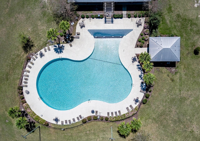 view of pool